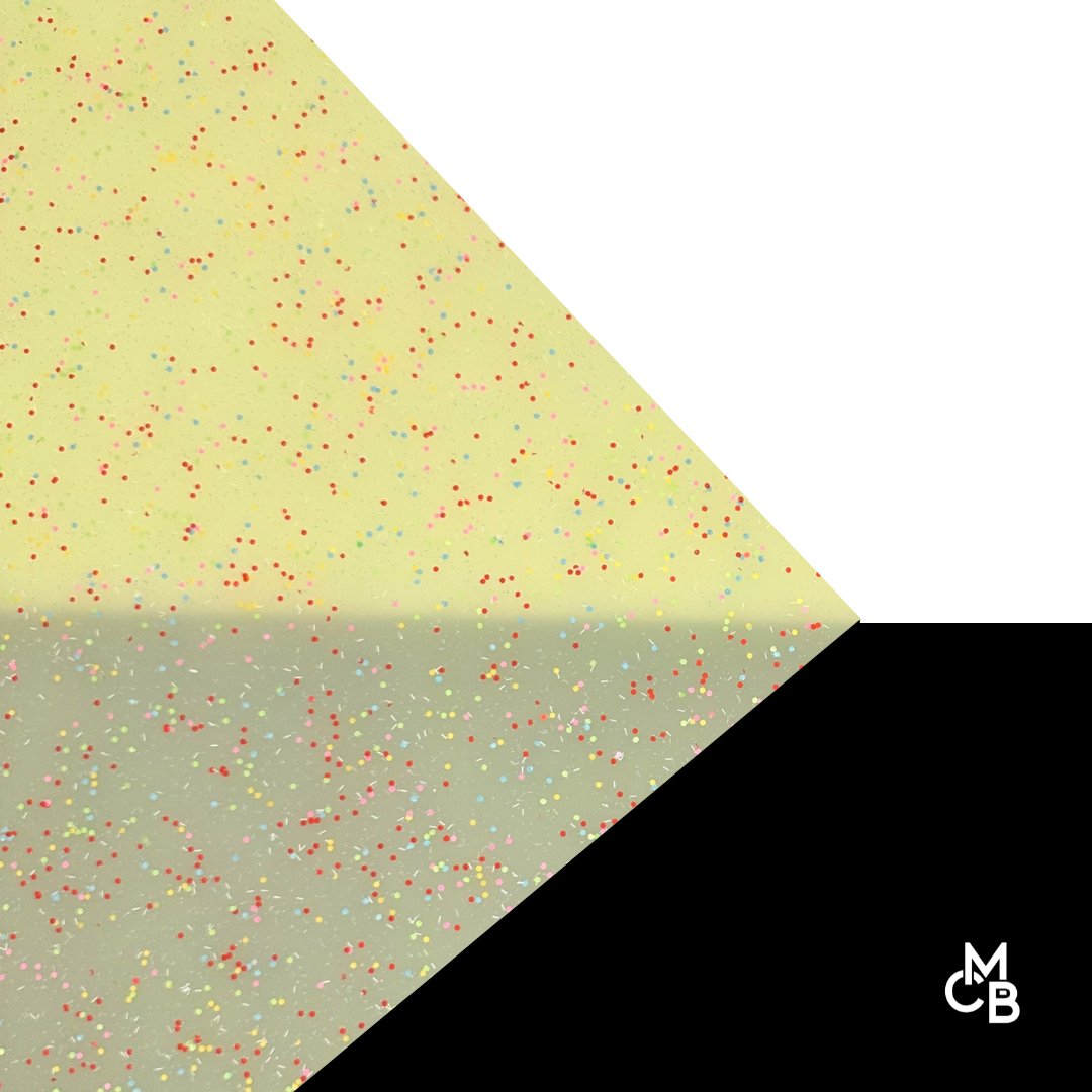 1/8" Sunshine Soiree Glitz Glitter Cast Acrylic Sheets - Acrylic Sheets